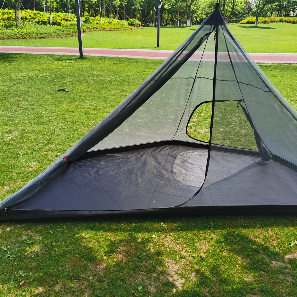 Cheap Goat Tents Ultralight Pyramid Outdoor Indoor Tent Summer Mesh Tent Portable Hiking Camping Tepee Inside Tent 2022 New   